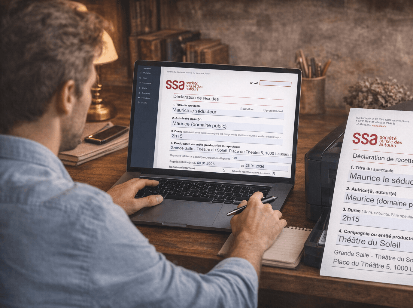 Déclaration SSA automatique